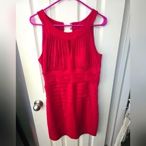 Sangria Red Above Knee Party Dress in Size 12